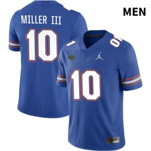 Men's Florida Gators #10 Jack Miller III NCAA Jordan Brand Royal NIL 2022 Authentic Stitched College Football Jersey PQQ7462SN